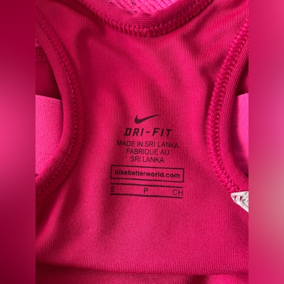 Red and Pink Nike Dri-Fit Sports Bra - Picture 3 of 3